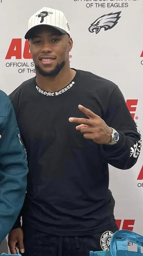 Saquon Barkley, RB for the Philadelphia Eagles